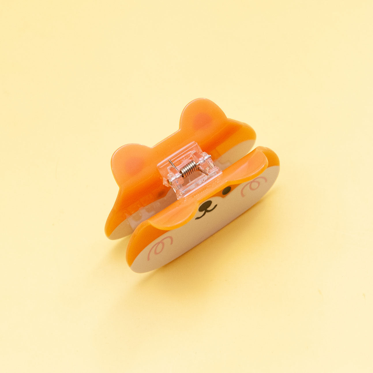 top view of Corgi Dog hair clip
