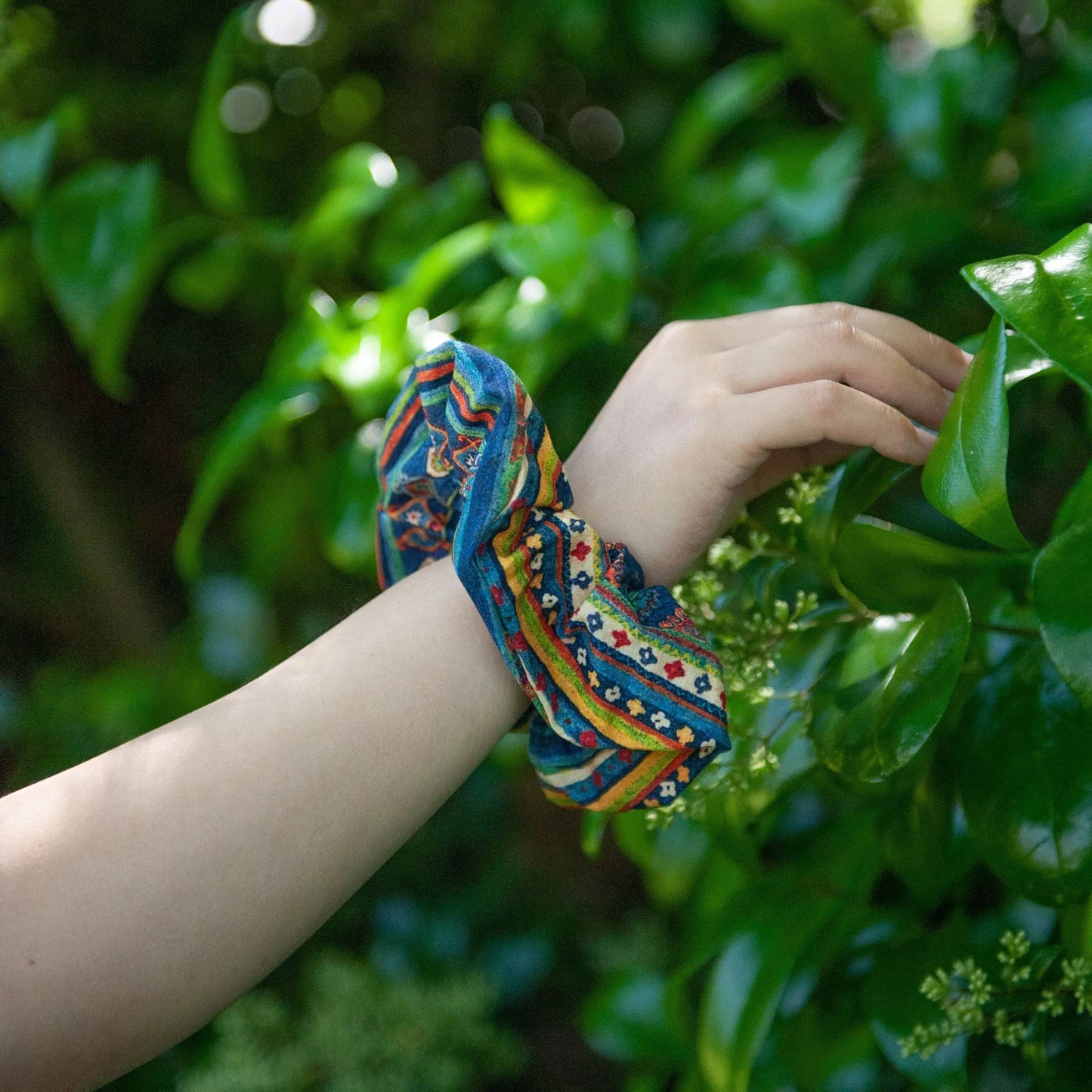 Boho Cotton Scrunchie