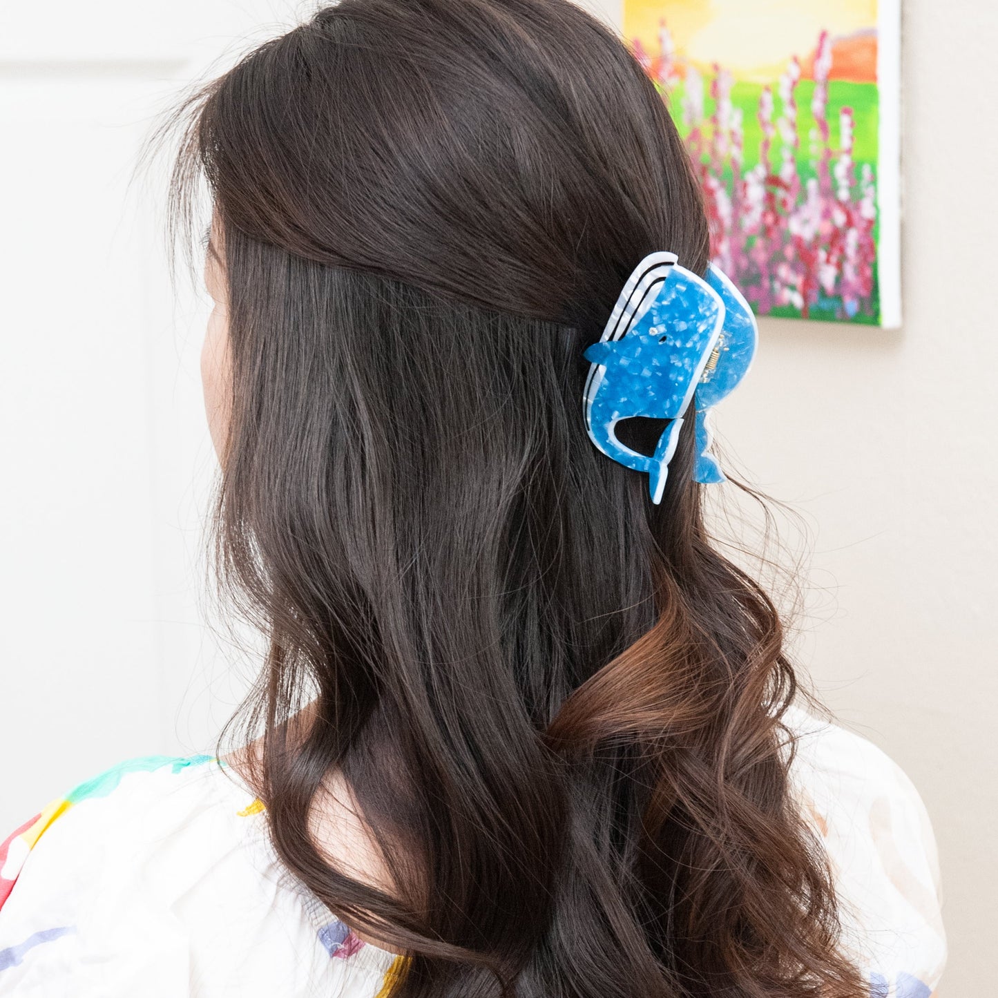 Whale Hair Clip