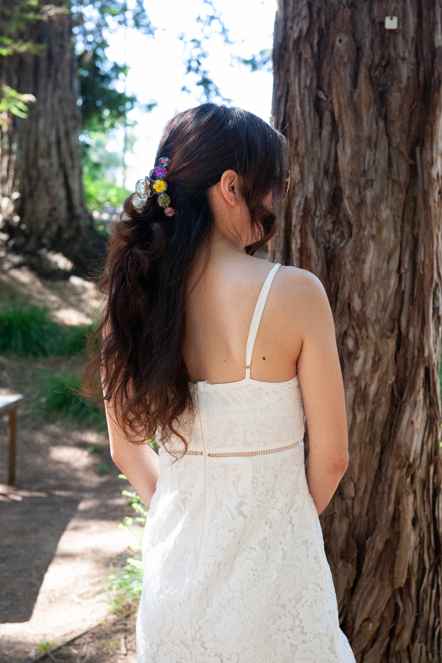 Real Flower Hair Claw