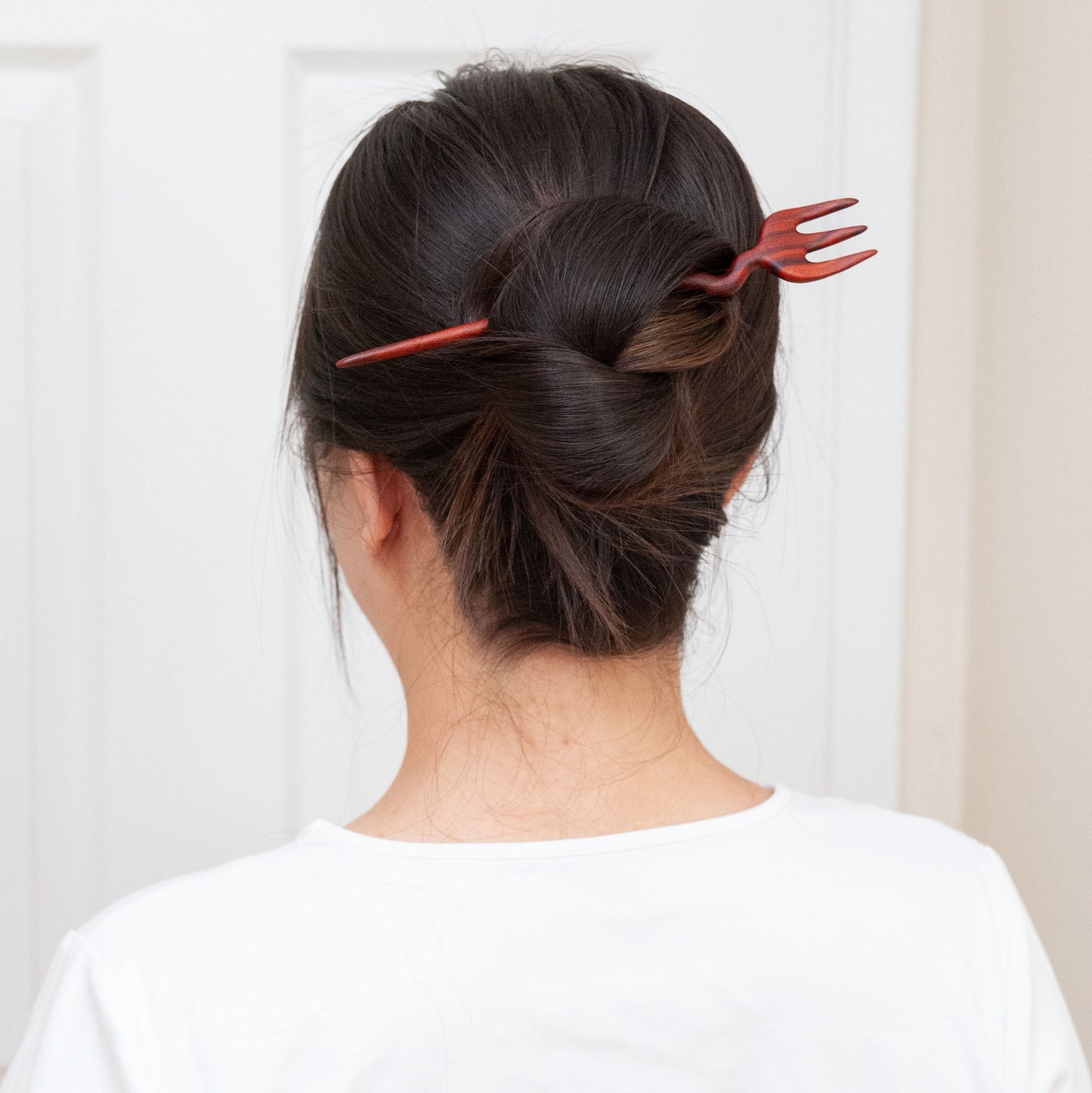Wooden Hair Stick with Fun Fork Design from Something Minty