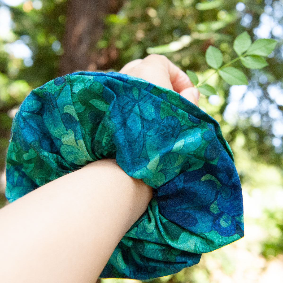 Liberty Fabric Scrunchie in Betsy Blue