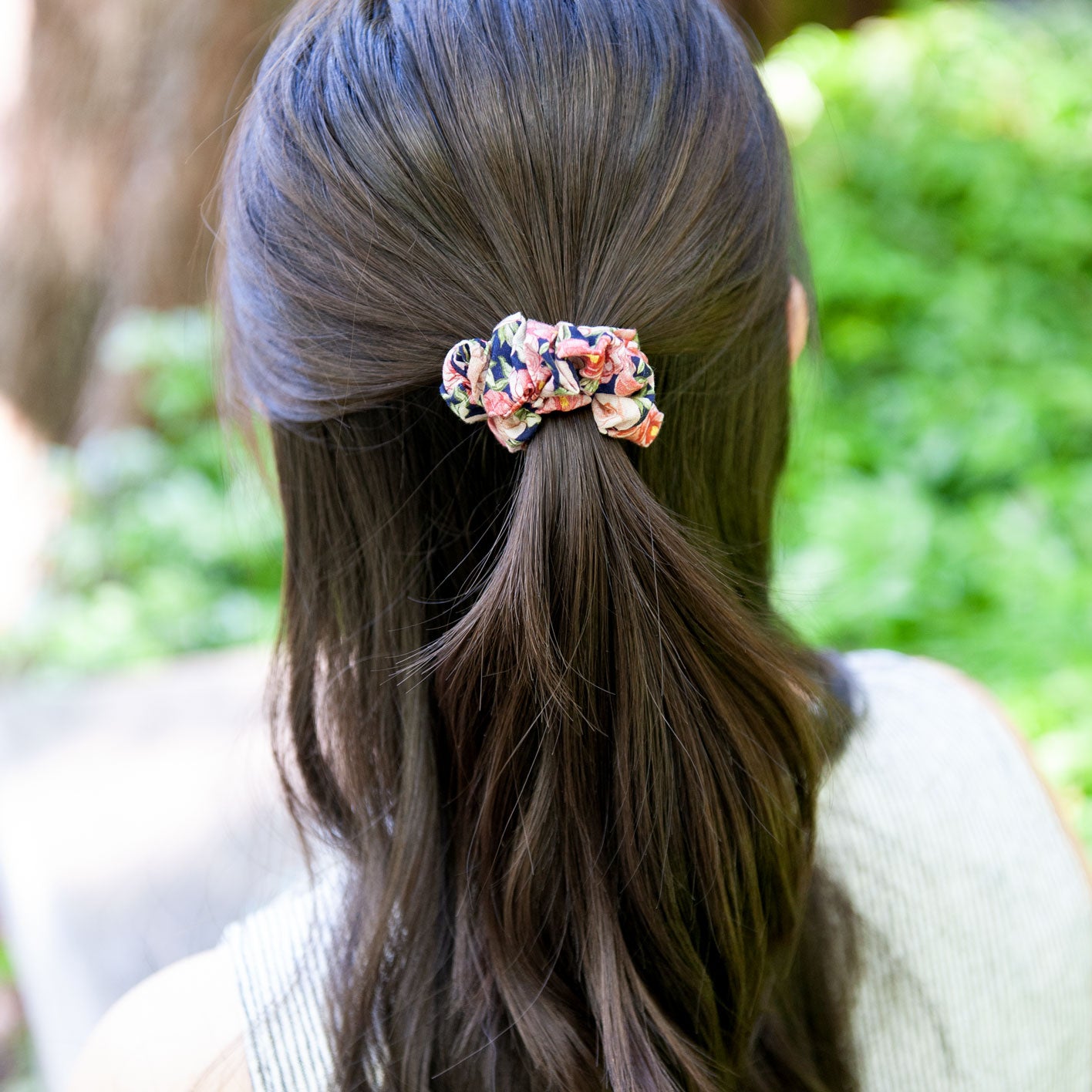Liberty Fabric Scrunchie in Rose