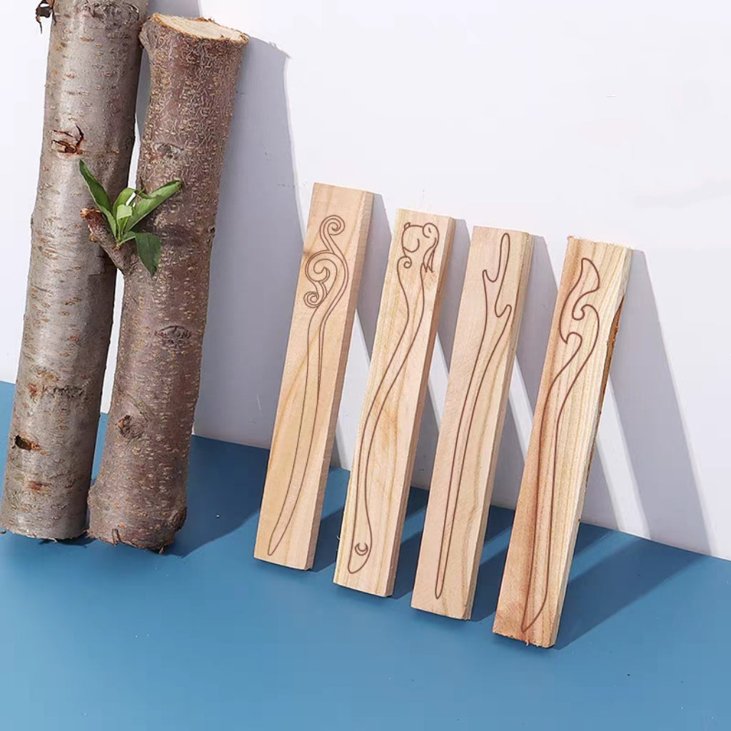 All of our wooden hair accessories are using high quality material