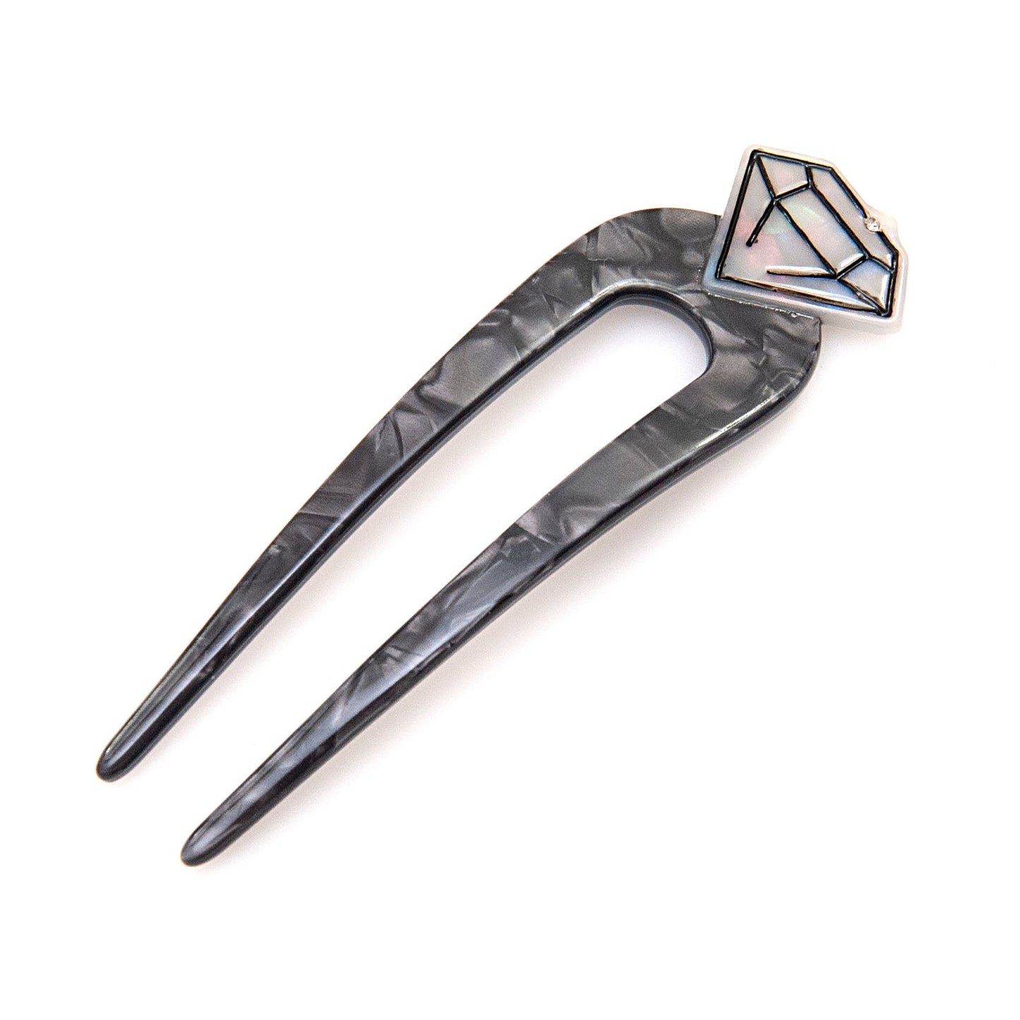 Black Diamond Hair Pin