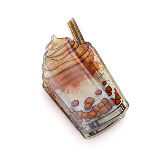 food Themed Boba Tea hair Clip