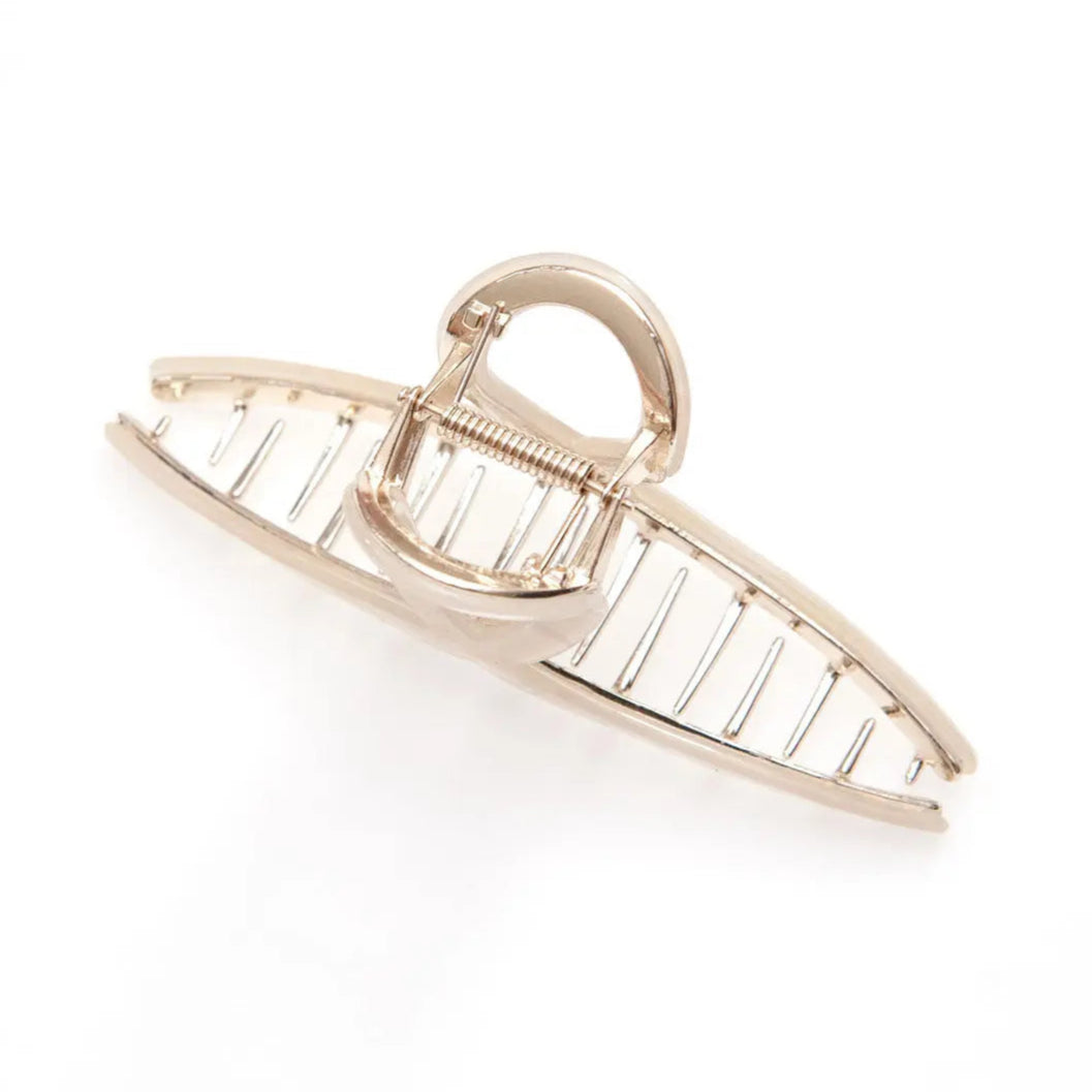 top view of pearl extra large claw clip