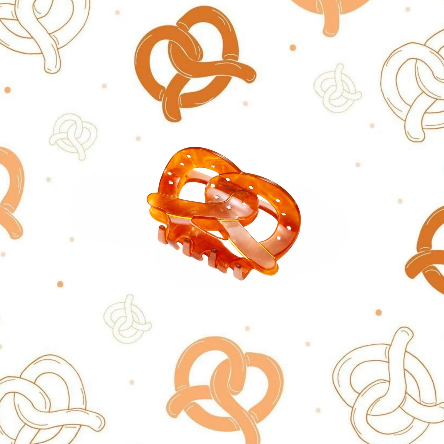 pretzel hair clip claw
