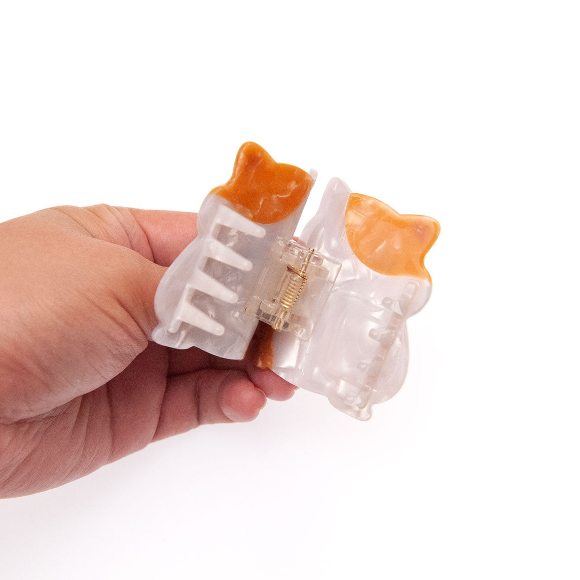 teeth detail of hamster hair clip