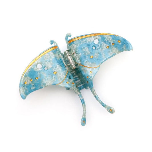 Blue Luna Moth Hair Claw from Something Minty