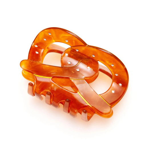 cute and fun pretzel hair clips