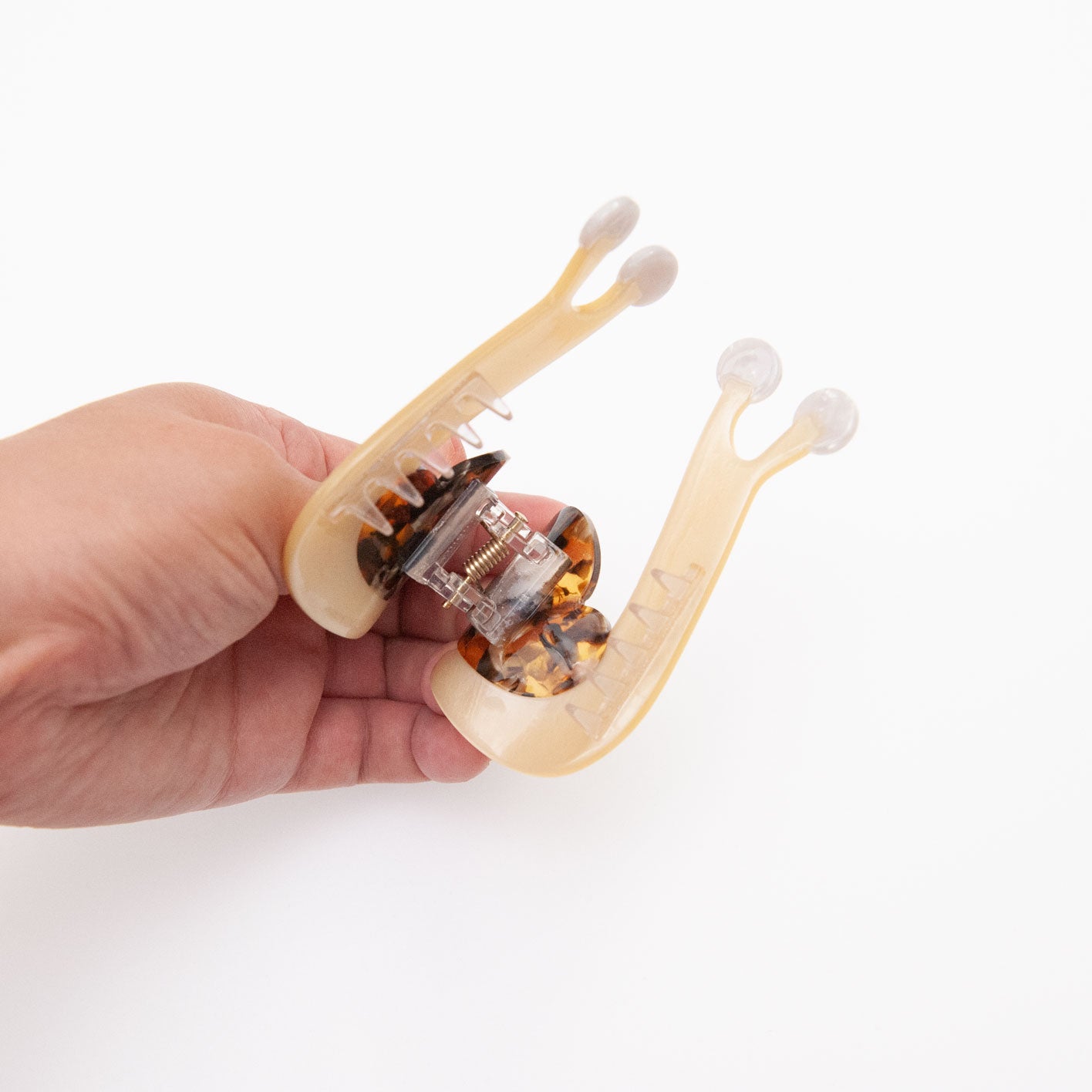 detail of snail hair clip