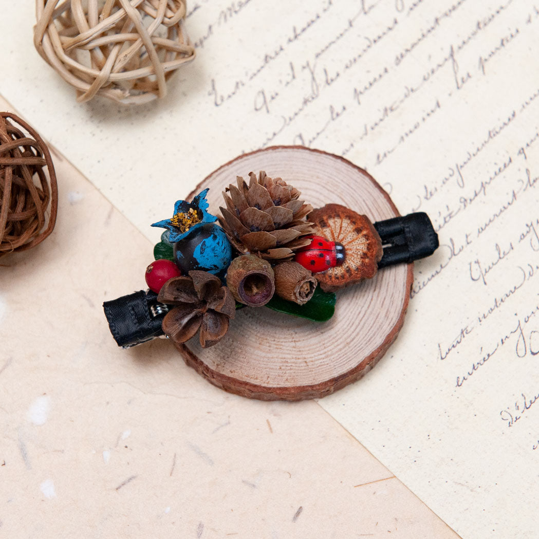 Woodland Ladybug Hair Clip