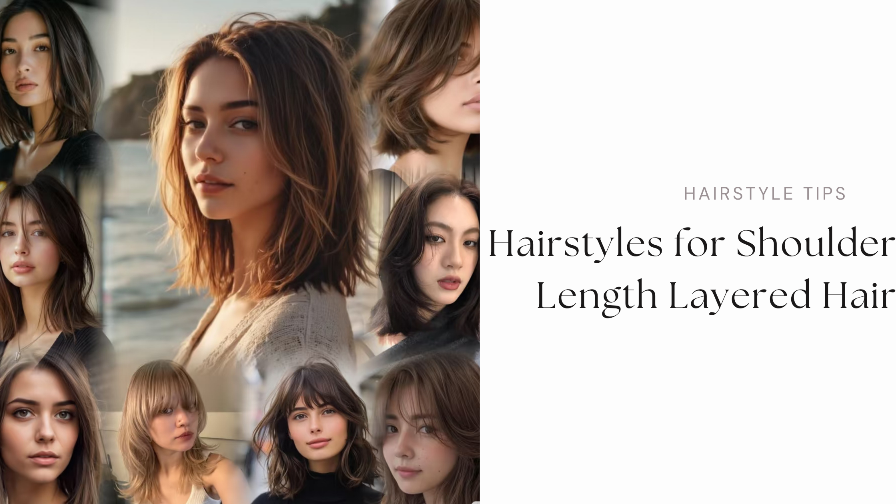 hairstyle for shoulder-length hair