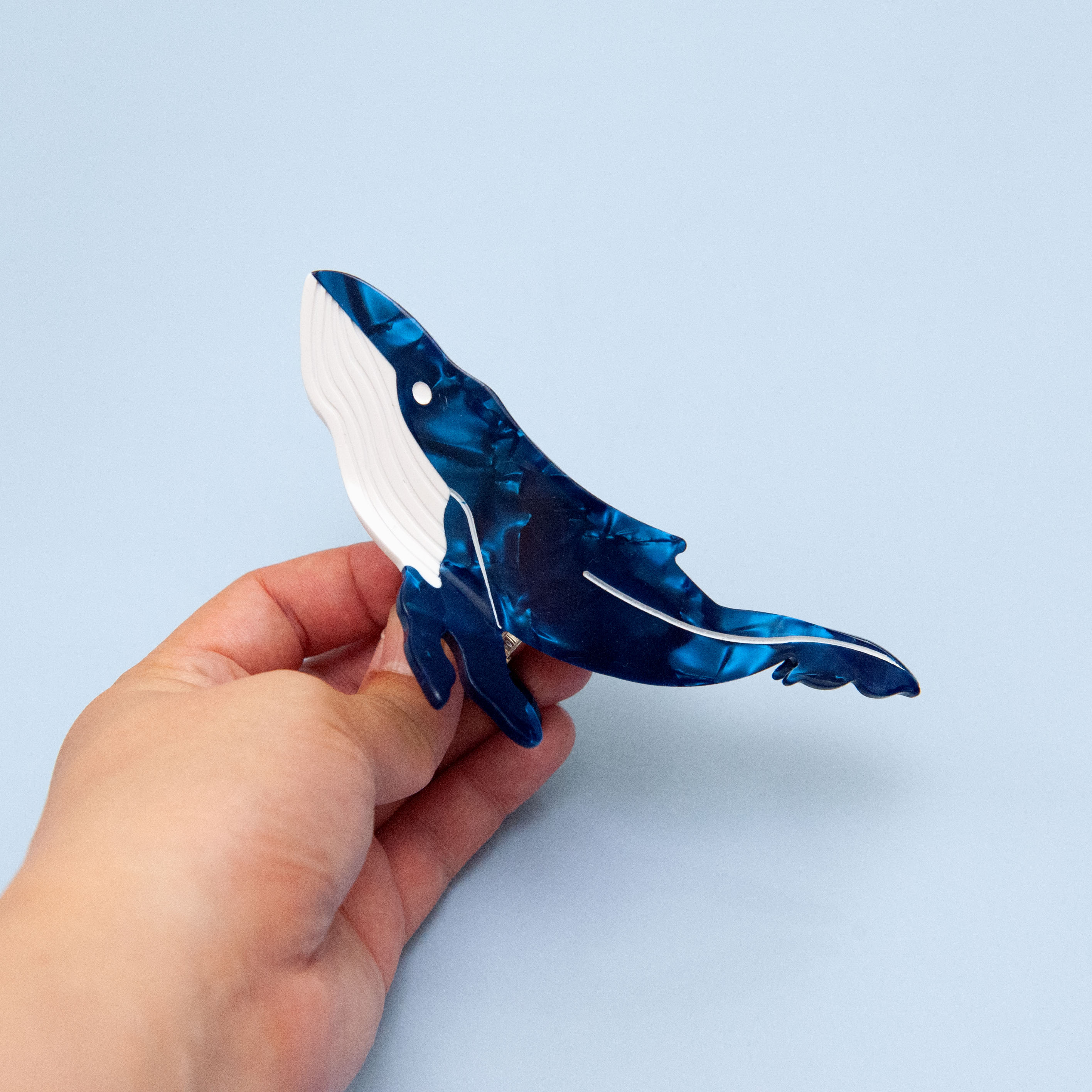 Humpback Whale Hair Clip