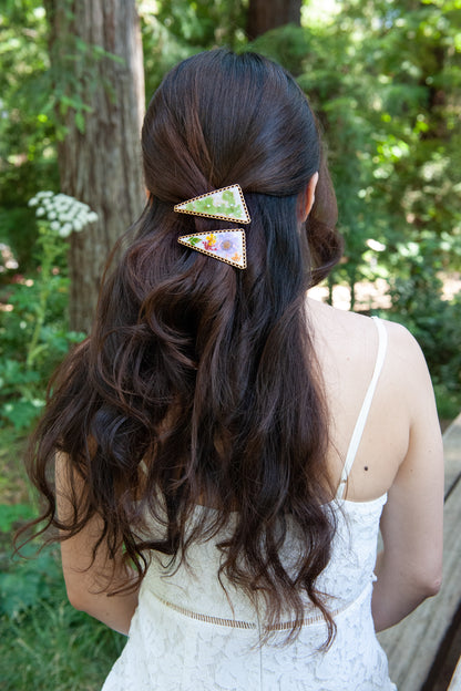 Real Flower Barrette