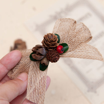 Christmas Bow Hair Clip