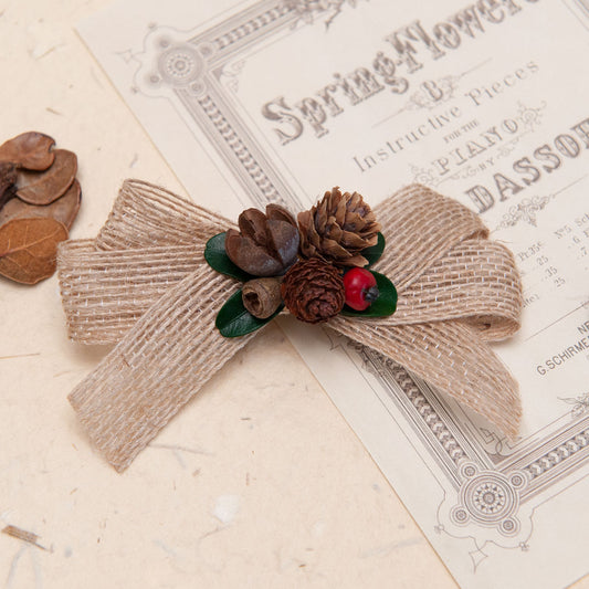 Christmas Bow Hair Clip