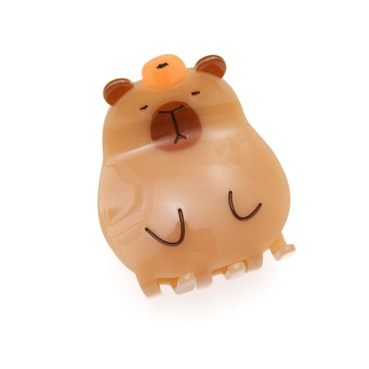 capybara hair clip on a white background