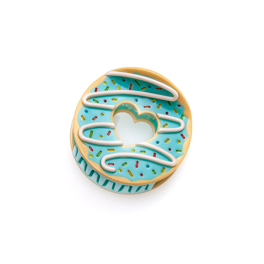 Donut Claw Clip in Blue