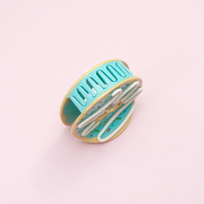 Donut Claw Clip in Blue