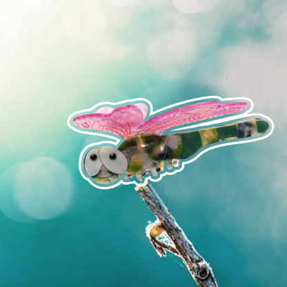 cute dragonfly hair claw clip