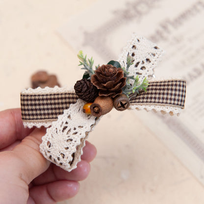 Lace Bow Hair Clip
