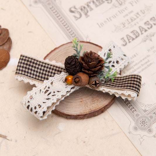 Lace Bow Hair Clip