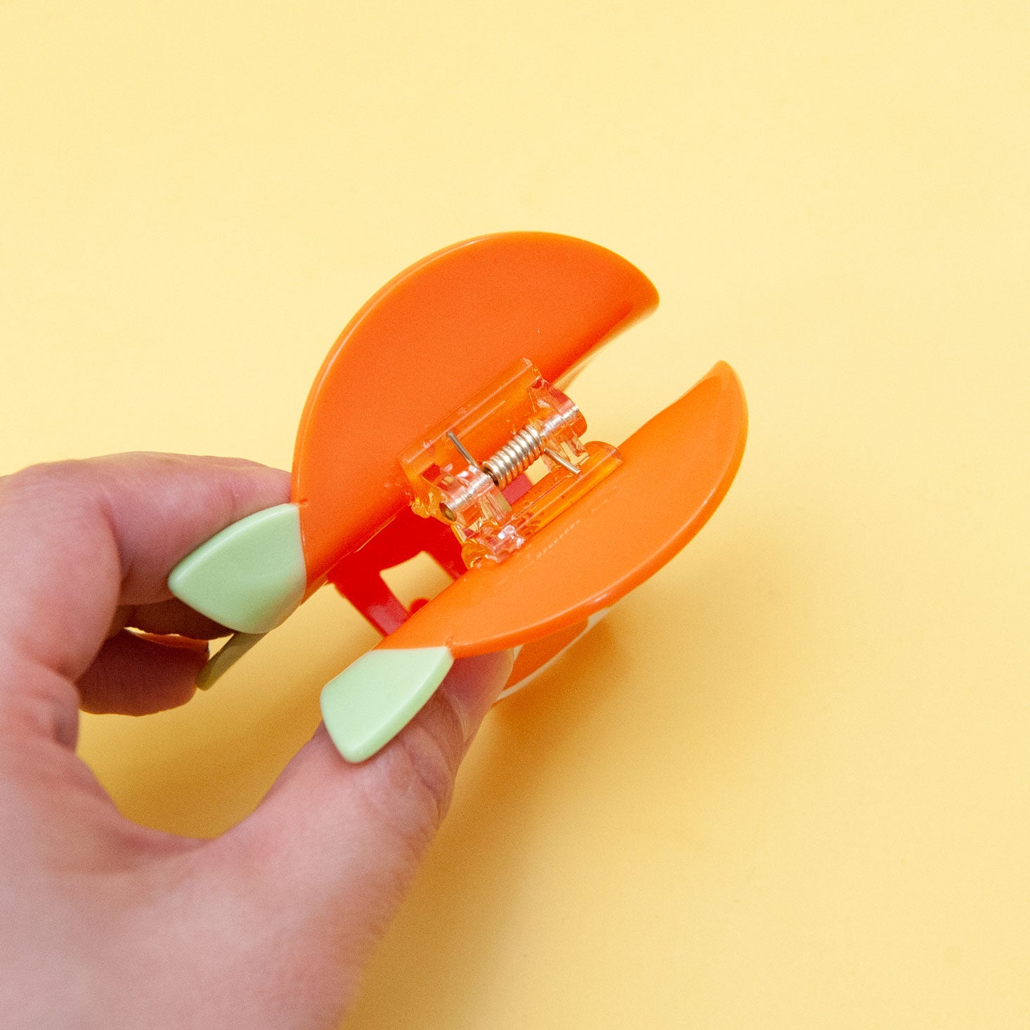 Orange Hair Claw – Fresh Citrus Clip with Strong Grip – SomethingMinty