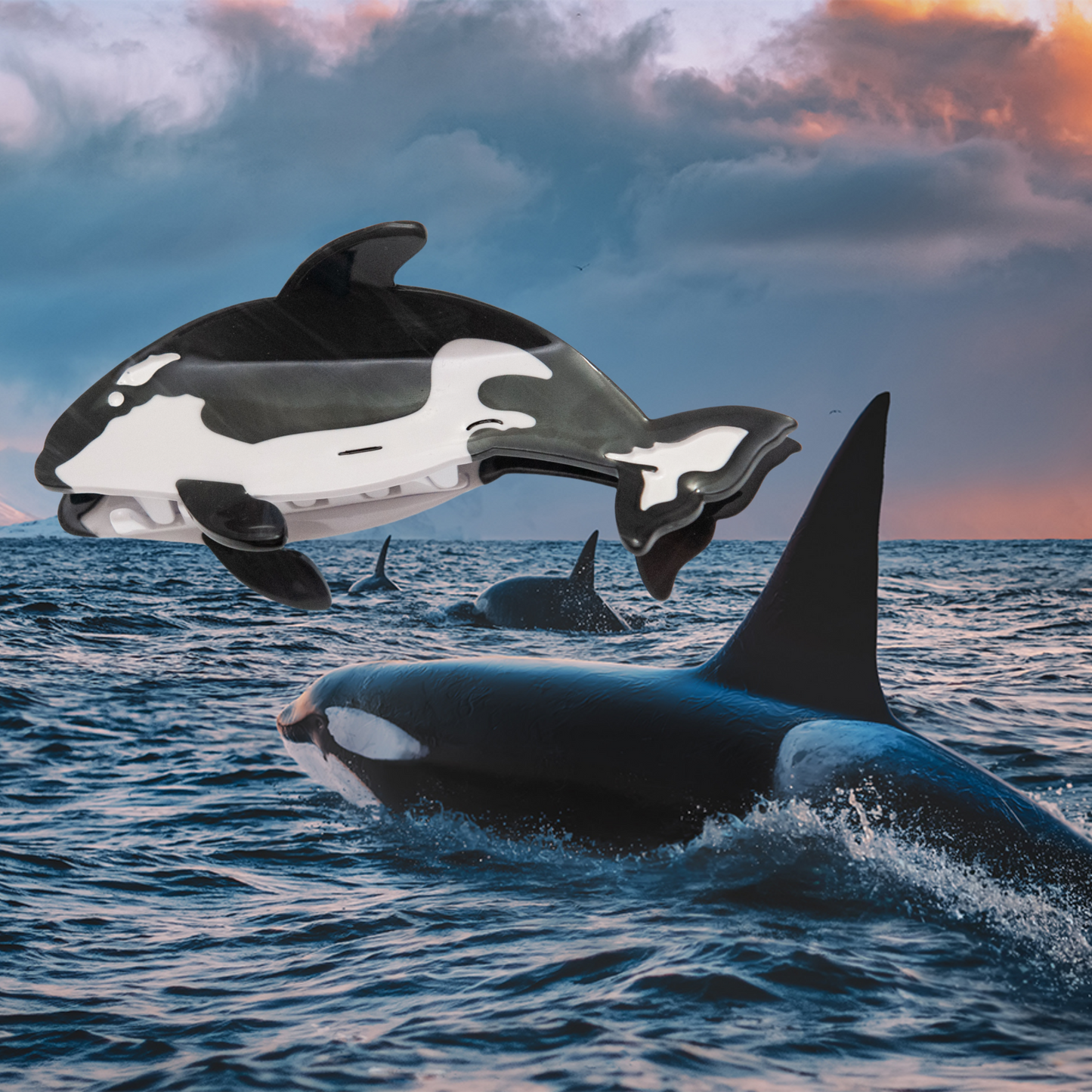 killer whale hair claw 