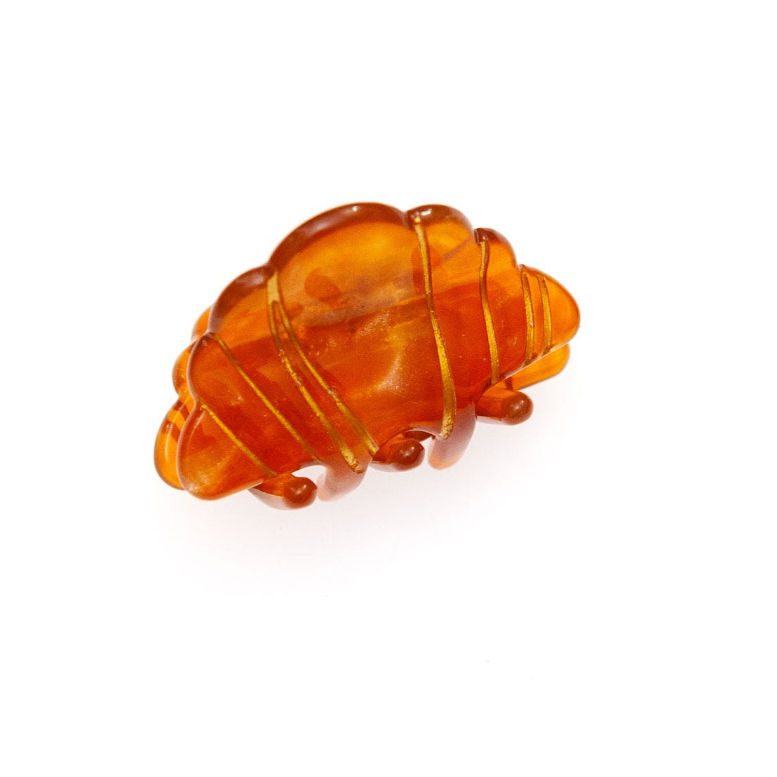 Croissant Hair Claw Clip in small size from SomethingMinty