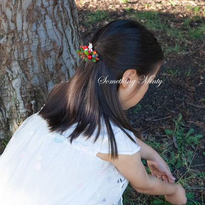 Mushroom and Bunny Hair Clip